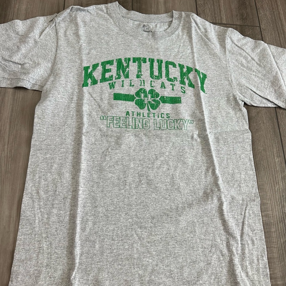 Gray Kentucky Wildcats Short Sleeve Tee